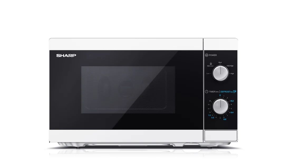 Sharp YC-MS01E-W Solo Microwave - 20L - 800W - Black & White