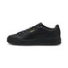 PUMA Court Classico sneakers unisex, Zwart/Goud, Maat 45