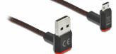 DeLOCK 85265 USB-kabel USB 2.0 0,5 m USB A naar Micro-USB B Zwart
