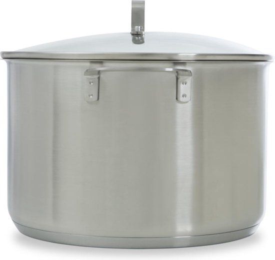 BK Bistro Soeppan - 24 cm - 6L - RVS - Inductie - Met Glazen Deksel - PFAS-vrij
