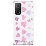 ERT GROUP mobiel telefoonhoesje voor Xiaomi MI 10T 5G / MI 10T PRO 5G origineel en officieel erkend Babaco patroon Hearts 005 aangepast aan de vorm van de mobiele telefoon, gedeeltelijk bedrukt