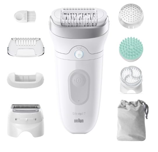 Braun Silk·épil 7 SkinSpa 7-081 - Wet & Dry Epilator - Wit
