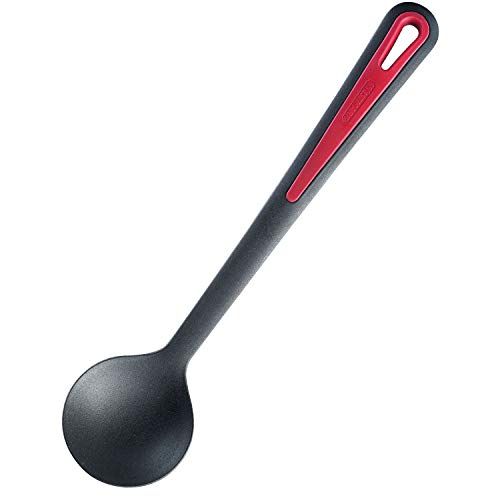Westmark Groente-/woklepel, hittebestendig tot 270°C, PPA, lengte: 31,5 cm, Gallant Plus, zwart/rood, 29652275