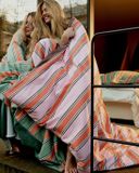 Vandyck Dekbedovertrek Preppy Stripe Smoke Green 240x220 Cm
