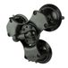 RAM Mount Twist-Lock™ drievoudige zuignap, dubbele balbasis
