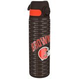 Ion8 Stalen Waterfles, 600 ml/20 oz, Lekvrij, Makkelijk te Openen, Veilige Vergrendeling, Vaatwasserbestendig, Hygiënische Flipcover, Draaggreep, Duurzaam, Reliëfprint, NFL Design