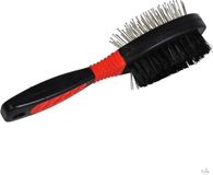 Redhart Pet Comfort Dierenborstel 2 in 1 - Rood / Zwart