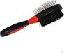 Redhart Pet Comfort Dierenborstel 2 in 1 - Rood / Zwart