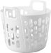 Merkloos Panier à linge flexible - blanc - 35 litres - plastique - 39 x 41 x 36 cm