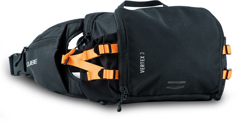 Cube Vertex 3 Waist Bag - Black