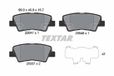 TEXTAR Set remblokken achter 2564701