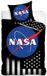 NASA USA Dekbedovertrek 140 x 200 cm Katoen Zwart