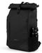 Sac à dos 21-26 L rolltop pour ordinateur portable avec compartiments noir