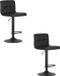 Leobert PROT tabouret - cuir écologique noir / base noire x 2