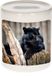Bellatio Decorations Shoppartners Bv Dieren zwarte panter foto spaarpot 9 cm