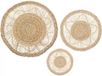 Atmosphera Créateur d'intérieur Atmosphera Wanddecoratie set van 3/D 38/ D28/ D18 cm van zeegras