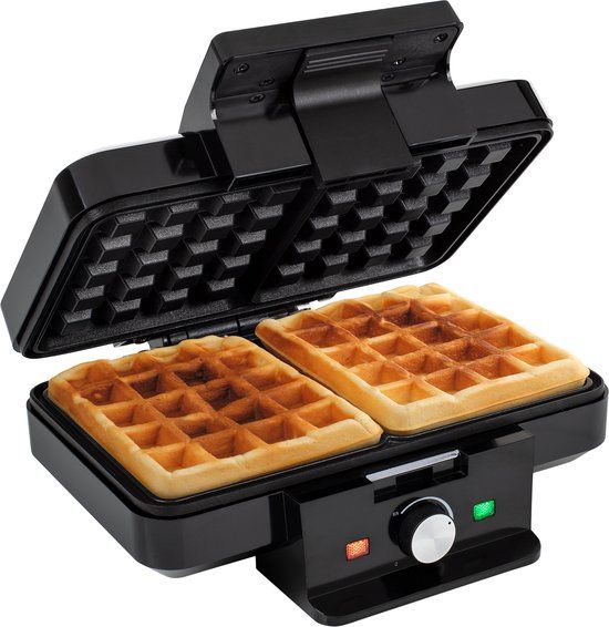 Tristar WF-1165 Wafelijzer - Wafelmaker voor 2 wafels - Zwart