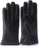 Warmbat Dames Leren Handschoenen - Zwart - Maat M