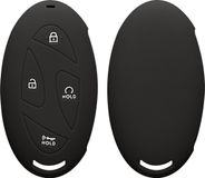 kwmobile autosleutel hoesje geschikt voor Hyundai 7-Knoppen Ioniq 6 Grandeur GN7 KONA 2023 hoes - TPU autosleutel behuizing - Beschermende auto sleutel case - Sleuteletui in mat zwart