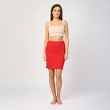 Merry Style Dames Onderrok - kort - elastisch – licht- Viscose - Rood - M