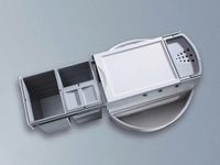 Wan GmbH Poubelle pour éviers d'angle diagonaux 900mm - Rondo