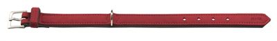 Hunter Halsband Softie Kunstleder Nubuck Look Rood / Zwart 32-40 cm