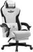 GTPLAYER - Gamingstoel Technische Stof - Met Lendensteun en 150 kg - Grijs