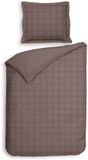 Heckettlane Dekbedovertrek Diamante - 140x200-220 cm - Katoen-Satijn - Roze