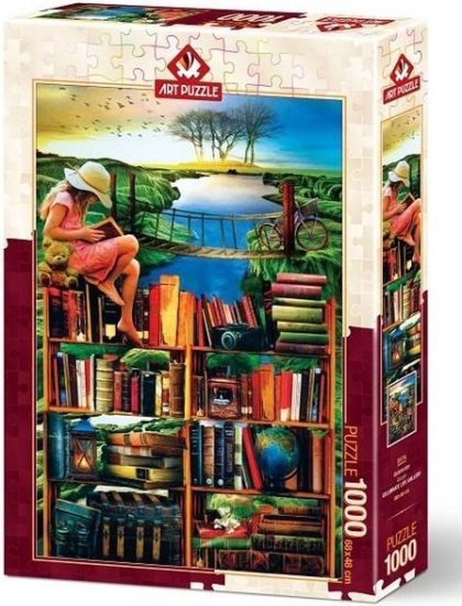Art Puzzle Globetrotter Puzzel 1000 Stukjes - Multicolor