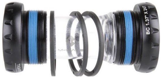 M-Wave Bottom Bracket Sram Bsa 68/73 X 41 Mm Zwart/transparant