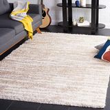 Safavieh Bohemian Indoor Hand Tufted Abstract Collection, ABT340, in Ivory / Charcoal, 60 X 91 cm