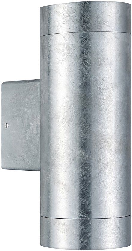 Nordlux Wandlamp Tin Maxi Double 2x GU10 Zilver