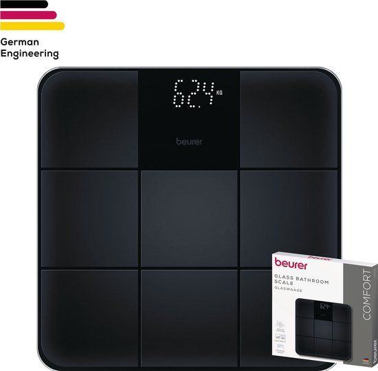 Beurer GS 235 Personenweegschaal - Digitaal - Tot 180 kg - Zwart