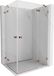 Mexen Lunar Duo douchecabine ouverture droite 85 x 70 cm, transparent, or rose gold