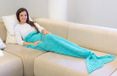 Jocca Zeemeermin Deken - Mermaid Blanket Aqua - 1.90m