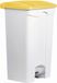 Helit poubelle, 90 litre, blanc/jaune