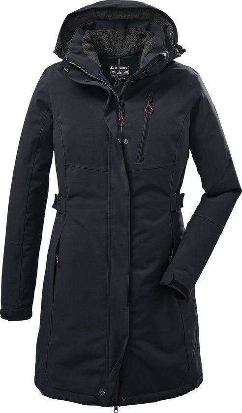 Killtec KOW 165 Women's Parka - Black - Size 36 - Winter Jacket - Waterproof & Windproof