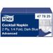 Tork Cocktailservet Donkerblauw, 1/4 vouwen, 2 -laags, 200 servetten, 11.9cm x 11.9cm, 477825