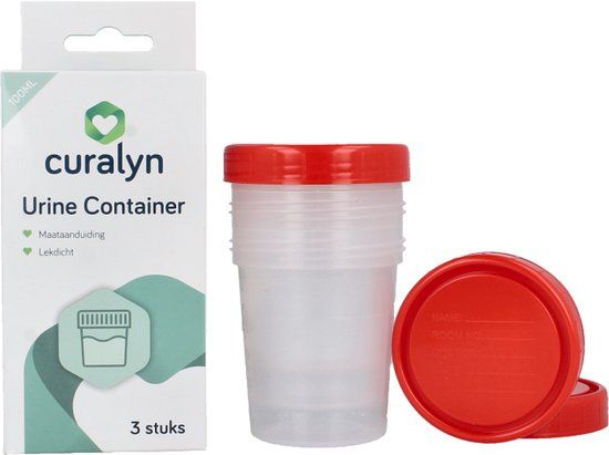 Curalyn Urinecontainer 3 Stuks