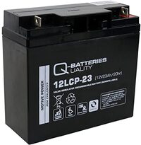 Q-Batteries 12LCP-23/12V ? 23 Ah Loodaccu Type AGM ? Deep Cycle VRLA ? Aansluiting F3 4250889611132