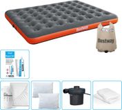 Bestway Luchtbed - 2-Persoons - 152 x 203 x 22 cm - Grijs