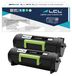 Lexmark Cartouches de toner, 2 pièces, noir, 2500 pages, adapté pour Lexmark MX-serie