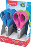Quantore Essentials linkshandige schaar - 13cm - Kunststof/Metaal - Assorti