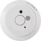 Homematic IP Rookmelder met Q-label | Wit | Inclusief montagemateriaal | Detecteert Rook | Geluidsniveau 85 dB | Geschikt voor Linux | Lithium Batterij | Levensduur batterij 10 jaar | Diameter 115 cm | Inclusief noodlicht