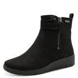 Jana Dames Enkellaars - 26497-007 Zwart - Wijdte H - Maat 39