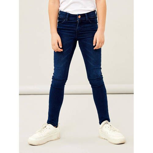 NAME IT skinny jeans NKFPOLLY dark blue denim