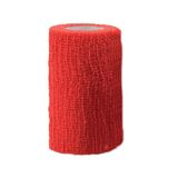 Gima 34666 fixeerband 4 m x 6 cm, rood