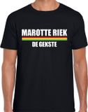 Bellatio Decorations Marotte Carnaval t-shirt Riek de gekste voor heren - Zwart - XXL