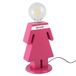 Pantone by Homemania 7002-4010-KZPN Homemania tafellamp, nachtkastje, wit, zwart, hout, 15 x 16 x 26 cm, 1 x E27, max. 100 W