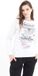 SCR. Kifa Dames Sweater Trui met ronde hals Wit Maat M